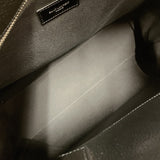 サンローラン SAINT LAURENT マンハッタンN/Sトートバック 757302 ブラック/ホワイト　シルバー金具 カーフ メンズ トートバッグ