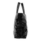 サンローラン SAINT LAURENT ロゴマキシトート 777487 ブラック エナメル ユニセックス トートバッグ
