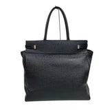 サンローラン SAINT LAURENT マンハッタンN/Sトートバック 757302 ブラック/ホワイト　シルバー金具 カーフ メンズ トートバッグ