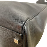 サンローラン SAINT LAURENT マンハッタンN/Sトートバック 757302 ブラック/ホワイト　シルバー金具 カーフ メンズ トートバッグ