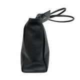 サンローラン SAINT LAURENT マンハッタンN/Sトートバック 757302 ブラック/ホワイト　シルバー金具 カーフ メンズ トートバッグ