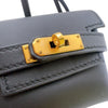 エルメス HERMES ケリーフェスティバル W刻印　(2024年製) ブラック　ゴールド金具 スイフト ユニセックス キーホルダー