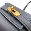 エルメス HERMES ケリーフェスティバル W刻印　(2024年製) ブラック　ゴールド金具 スイフト ユニセックス キーホルダー