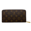 ルイ・ヴィトン LOUIS VUITTON ジッピー・ウォレット M42616 ブラウン　ローズバレリーヌ　ゴールド金具 モノグラム ユニセックス 長財布