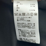 エルメス HERMES ノースリーブ プリーツワンピース ブラック レーヨン レディース ワンピース