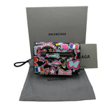 バレンシアガ BALENCIAGA Le cityミニウォオレット 310669 マルチカラー レザー ユニセックス 三つ折り財布