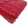 クリスチャン・ディオール Christian Dior レディディオール　スモール　MY ABC MO5380CAL レッド　ゴールド金具 ラムレザー レディース ハンドバッグ