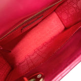 クリスチャン・ディオール Christian Dior レディディオール　スモール　MY ABC MO5380CAL レッド　ゴールド金具 ラムレザー レディース ハンドバッグ