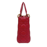 クリスチャン・ディオール Christian Dior レディディオール　スモール　MY ABC MO5380CAL レッド　ゴールド金具 ラムレザー レディース ハンドバッグ