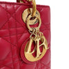 クリスチャン・ディオール Christian Dior レディディオール　スモール　MY ABC MO5380CAL レッド　ゴールド金具 ラムレザー レディース ハンドバッグ