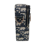 クリスチャン・ディオール Christian Dior safari メッセンジャーバッグ ネイビー/シルバー オブリークキャンパス ユニセックス メッセンジャーバッグ