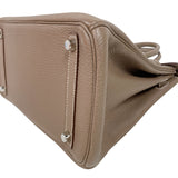 エルメス HERMES バーキン30 □N刻印　(2010年製) エトゥープ　SV金具 牛革 トゴ レディース ハンドバッグ