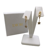 クリスチャン・ディオール Christian Dior CDスターピアス GD/ラインストーン ジュエリー