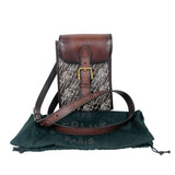 ベルルッティ Berluti ブルストワルマルプフメッセンジャー ブラウン・アイボリー系/GD レザー レディース メッセンジャーバッグ