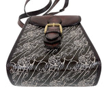 ベルルッティ Berluti ブルストワルマルプフメッセンジャー ブラウン・アイボリー系/GD レザー レディース メッセンジャーバッグ