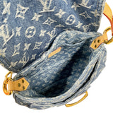 ルイ・ヴィトン LOUIS VUITTON サンセット M46829 ブルー モノグラム・デニム レディース ハンドバッグ