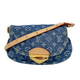 ルイ・ヴィトン LOUIS VUITTON サンセット M46829 ブルー モノグラム・デニム レディース ハンドバッグ