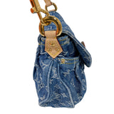 ルイ・ヴィトン LOUIS VUITTON サンセット M46829 ブルー モノグラム・デニム レディース ハンドバッグ