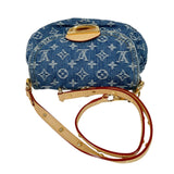 ルイ・ヴィトン LOUIS VUITTON サンセット M46829 ブルー モノグラム・デニム レディース ハンドバッグ