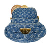 ルイ・ヴィトン LOUIS VUITTON サンセット M46829 ブルー モノグラム・デニム レディース ハンドバッグ