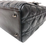 クリスチャン・ディオール Christian Dior レデディオール　ミディアム M0565ONGE BK ラム レディース ハンドバッグ