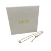 クリスチャン・ディオール Christian Dior Clair D Lune ネックレス ゴールド ラインストーン ジュエリー