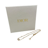 クリスチャン・ディオール Christian Dior Clair D Lune ネックレス ゴールド ラインストーン ジュエリー
