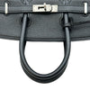 エルメス HERMES バーキン25 □Q刻印 ブラック シルバー金具 トゴ レディース ハンドバッグ