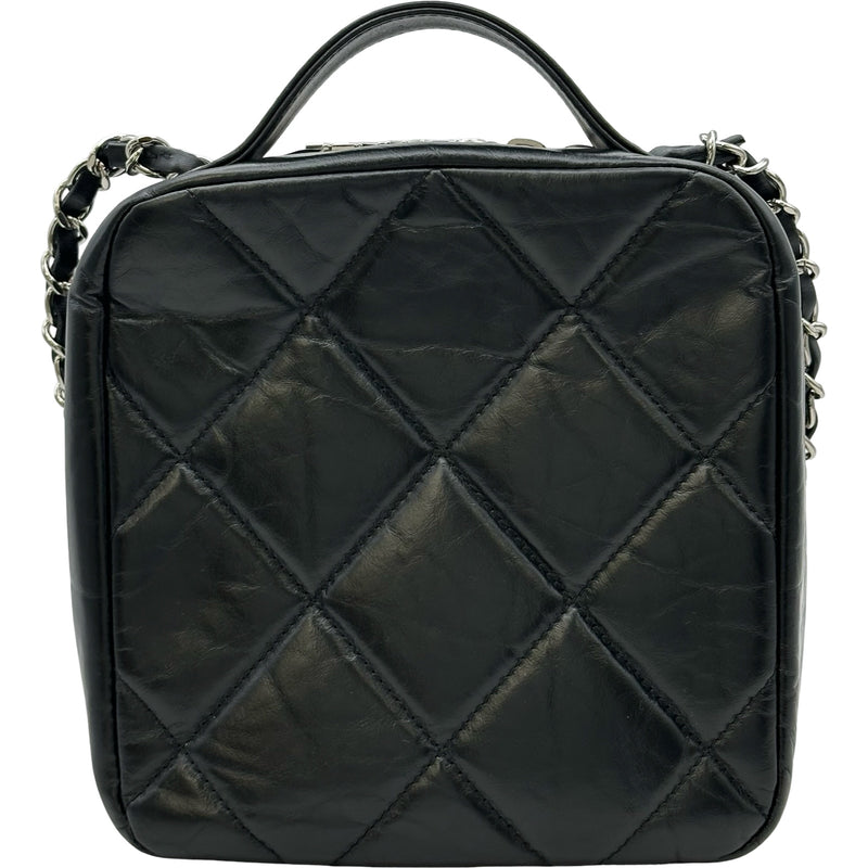 シャネル マトラッセ レザー 2WAY ショルダーバッグ 黒 シャネル CHANEL マトラッセ 2WAY ショルダーバッグ AS1321 28番台