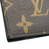 ルイ・ヴィトン LOUIS VUITTON クーベルテュールパスポールNM M12821 ブラウン/ブルー モノグラム・マカサー ユニセックス パスポートケース