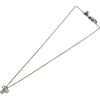 スワロフスキー SWAROVSKI ラウンドドロップ ネックレス シルバー メタル/ジルコニア アクセサリー