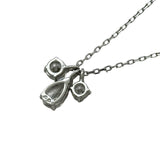 スワロフスキー SWAROVSKI ラウンドドロップ ネックレス シルバー メタル/ジルコニア アクセサリー