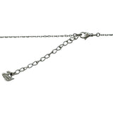 スワロフスキー SWAROVSKI ラウンドドロップ ネックレス シルバー メタル/ジルコニア アクセサリー