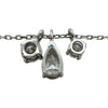 スワロフスキー SWAROVSKI ラウンドドロップ ネックレス シルバー メタル/ジルコニア アクセサリー