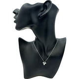 スワロフスキー SWAROVSKI ラウンドドロップ ネックレス シルバー メタル/ジルコニア アクセサリー
