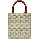 セリーヌ CELINE ミニバーティカルカバ 194372 アイボリー系 レザー/PVC レディース ショルダーバッグ