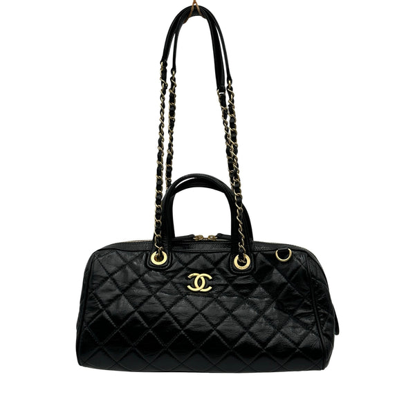 シャネル CHANEL マトラッセラージボーリングバッグ AS5579 ブラック