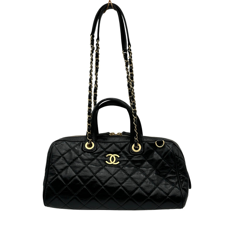 m*a様 ⭐︎せいら愛用⭐︎シャネル　ココマーク　ボーリングバッグ シャネル CHANEL マトラッセラージボーリングバッグ AS5579 ブラック