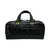 シャネル CHANEL マトラッセラージボーリングバッグ AS5579 ブラック/ゴールド金具 クランプルカーフ レディース ショルダーバッグ