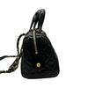 シャネル CHANEL マトラッセラージボーリングバッグ AS5579 ブラック/ゴールド金具 クランプルカーフ レディース ショルダーバッグ
