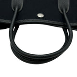 エルメス HERMES ガーデンパーティTPM □O刻印 ブラック/シルバー金具 トワル/ネゴンダ レディース トートバッグ