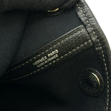 エルメス HERMES ガーデンパーティTPM □O刻印 ブラック/シルバー金具 トワル/ネゴンダ レディース トートバッグ