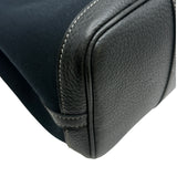 エルメス HERMES ガーデンパーティTPM □O刻印 ブラック/シルバー金具 トワル/ネゴンダ レディース トートバッグ