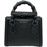 グッチ GUCCI ダイアナスモールバッグ 702732 ブラック レザー レディース ハンドバッグ