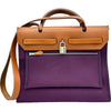 エルメス HERMES エールバッグジップPM □O刻印 カシス/フォーヴ/シルバー金具 トワル/ハンター レディース ショルダーバッグ
