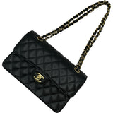 シャネル CHANEL マトラッセ23 A01113 ブラック/ゴールド金具 キャビアスキン レディース ショルダーバッグ