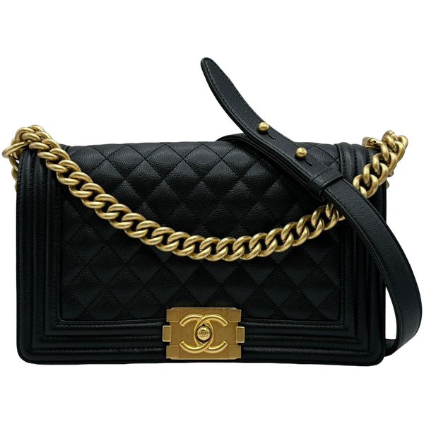 シャネル CHANEL ボーイシャネル25 A67086 ブラック/ゴールド金具