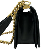 シャネル CHANEL ボーイシャネル25 A67086 ブラック/ゴールド金具 キャビアスキン レディース ショルダーバッグ