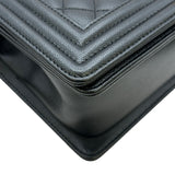 シャネル CHANEL ボーイシャネル25 A67086 ブラック/ゴールド金具 キャビアスキン レディース ショルダーバッグ