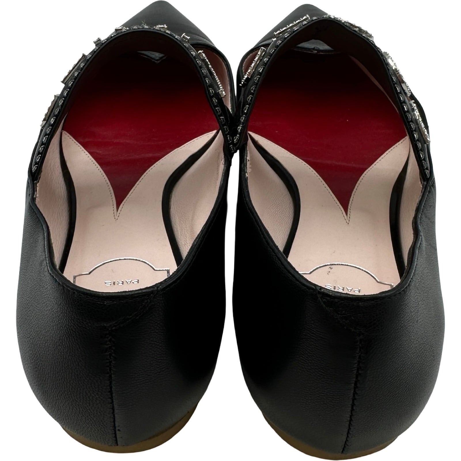 ロジェ ヴィヴィエ ROGER VIVIER ビジューロゴフラットパンプス
